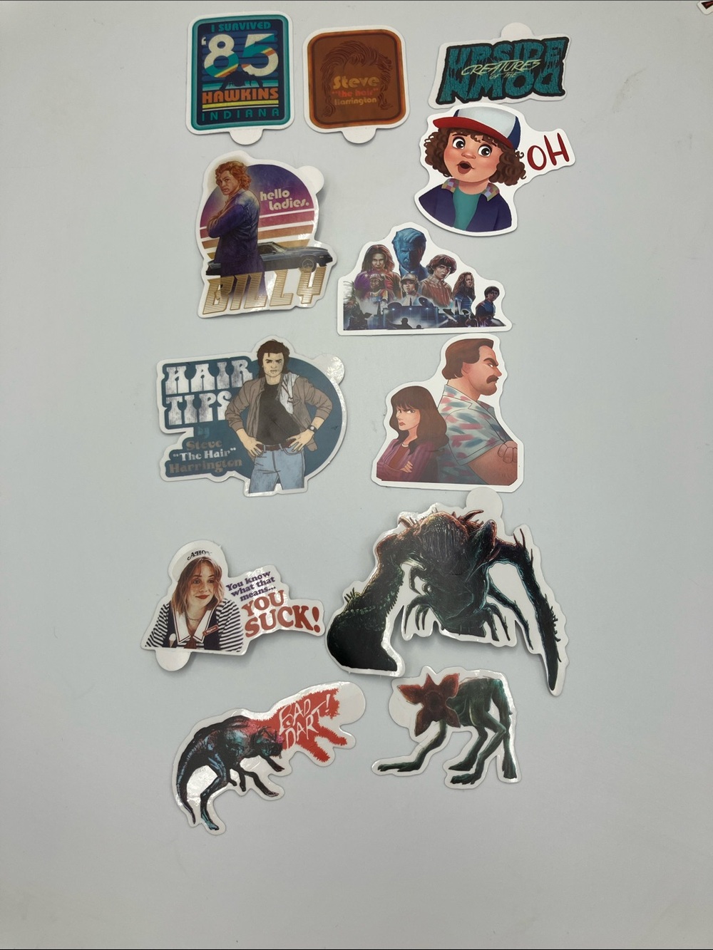 Stranger Things Assorted Multicolor Sticker Collection 30+ Pack - Picture 3 of 5